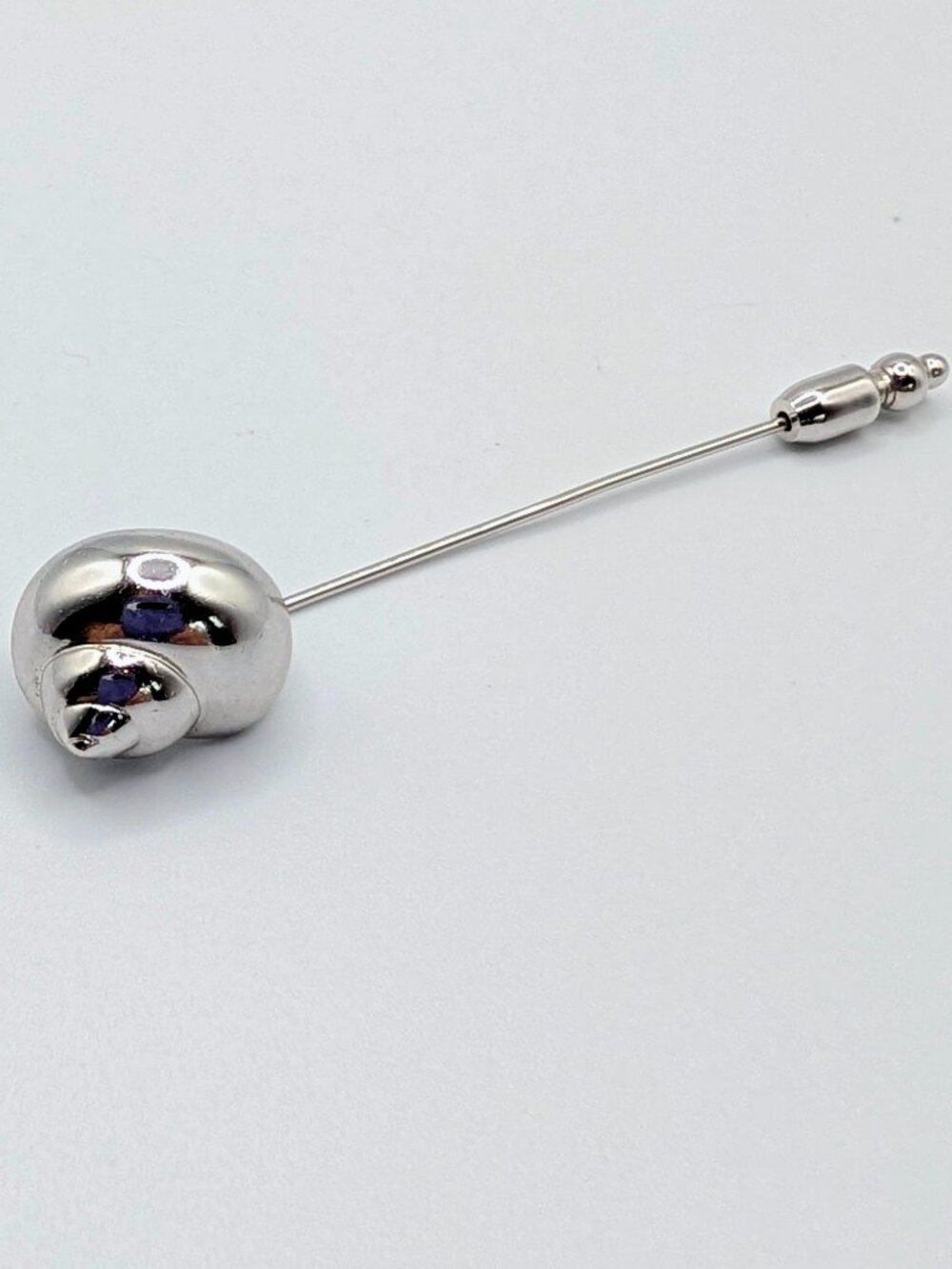 Trifari Silver-Tone Seashell Stick Pin - Vintage